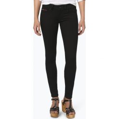 Tommy Jeans - Jeansy damskie – Sophie, czarny. Czarne jeansy damskie marki Tommy Jeans, bez wzorów, z jeansu. Za 449,95 zł.
