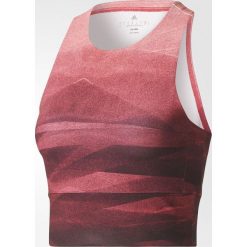 Topy sportowe damskie: Adidas Koszulka damska Crop Graph MLG czerwona r. L (BQ5854)