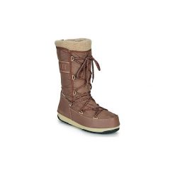 Śniegowce Moon Boot MOON BOOT MONACO WOOL WP. Pomarańczowe śniegowce damskie Moon Boot, bez zapięcia. W wyprzedaży za 665,10 zł.