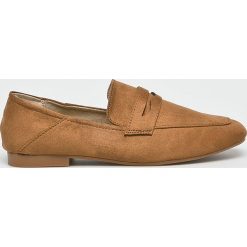 Answear - Mokasyny Lily Shoes. Czerwone mokasyny damskie ANSWEAR, bez wzorów, z gumy, bez obcasa, na obcasie, bez zapięcia. W wyprzedaży za 79,90 zł.