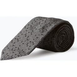 HUGO - Krawat męski, czarny. Czarne krawaty męskie HUGO, z jedwabiu. Za 229,95 zł.