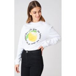 Bluzy damskie: Rut&Circle Bluza Lemon - White