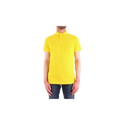 Koszulki polo z krótkim rękawem Barbour BAPOL0174. Żółte koszulki męskie Barbour, s, bez wzorów, polo, z krótkim rękawem, krótkie. Za 316,71 zł.
