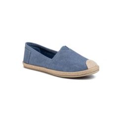 Jenny Fairy WS7001-08 Jeansowy. Espadryle damskie Jenny Fairy, bez wzorów, z jeansu, bez obcasa. Za 39,99 zł.