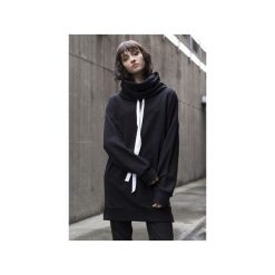 MODS LONGLINE TURTLENECK JUMPER. Czarne bluzy damskie z kieszeniami marki The Hive, s, z długim rękawem, długie. Za 249,00 zł.