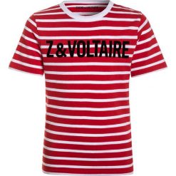 Zadig & Voltaire KURZARM Tshirt z nadrukiem weiß/rot. Czerwone t-shirty chłopięce marki Zadig & Voltaire, z nadrukiem, z bawełny. Za 199,00 zł.