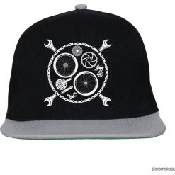 Czapka FullCap EKG BikeTool black/gray. Czarne czapki damskie marki Pakamera, z nadrukiem. Za 69,00 zł.