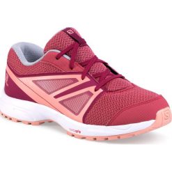 Buty SALOMON - Sense J 409256 Garbet Rose/Beet Red/Coral Almond. Czerwone buty sportowe damskie Salomon, bez wzorów, ze skóry ekologicznej, sportowe, do biegania. Za 199,00 zł.