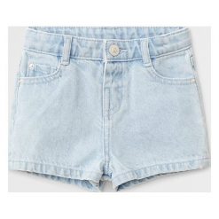 Mango Kids - Szorty dziecięce Anna 80-104 cm. Spodenki dziewczęce Mango Kids, bez wzorów, z bawełny, casualowe. Za 59,90 zł.
