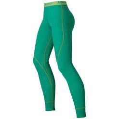 Spodnie sportowe damskie: Odlo Spodnie damskie Pants Warm Trend zielone r. S