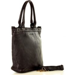 Marco mazzini torebka skórzana vintage shopper old pelle lavata czarna. Czarne torby damskie na zakupy MAZZINI, w paski, ze skóry, vintage, bez dodatków. W wyprzedaży za 399,00 zł.