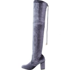 Glamorous Muszkieterki grey. Szare buty zimowe damskie Glamorous, z materiału. W wyprzedaży za 143,40 zł.