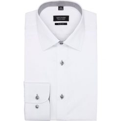 Koszula bexley 2668 długi rękaw slim fit biały. Szare koszule męskie slim marki Recman, na lato, l, w kratkę, button down, z krótkim rękawem. Za 139,00 zł.
