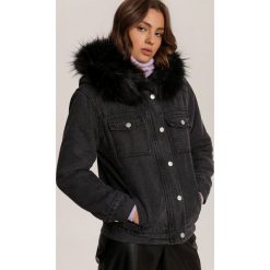 Czarna Kurtka Ohirsya. Czarne kurtki damskie Renee, s, bez wzorów, z jeansu, bez kaptura. Za 399,99 zł.