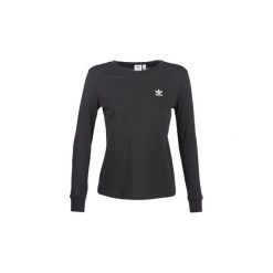 Bluzy adidas SC LS TEE. Czarne bluzy damskie Adidas, bez wzorów, bez rękawów, bez kaptura. Za 84,50 zł.
