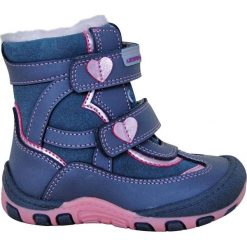 Protetika buty zimowe dziewczęce Sabina 22 niebieskie. Niebieskie buty dziewczęce zimowe Protetika, bez zapięcia. Za 219,00 zł.