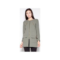 Płaszcz VT038 Oliwka. Zielone płaszcze damskie Venaton, m. Za 169,00 zł.