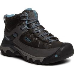 Trekkingi KEEN - Targhee III Mid Wp 1023040 Magnet/Atlantic Blue. Szare półbuty damskie Keen, ze skóry ekologicznej, bez obcasa, bez zapięcia. W wyprzedaży za 369,00 zł.