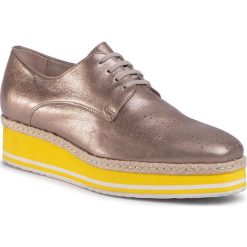 Espadryle GINO ROSSI - Ida DPH267-V64-2500-8900-R 5M. Żółte espadryle damskie Gino Rossi, bez wzorów, ze skóry, bez obcasa, na obcasie. W wyprzedaży za 299,00 zł.