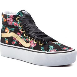 Sneakersy VANS - Sk8-Hi Platform 2 VN0A3TKNVSR1 (Oversized Lace) Floral/T. Czarne półbuty damskie Vans, ze skóry ekologicznej. W wyprzedaży za 279,00 zł.