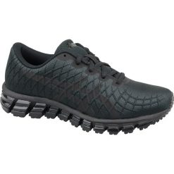 Asics Gel-Quantum 180 4 GS 1024A020-001 buty do biegania uniseks czarne 40. Czarne buty sportowe damskie Asics, bez wzorów, z tkaniny, młodzieżowe, do biegania. Za 499,99 zł.