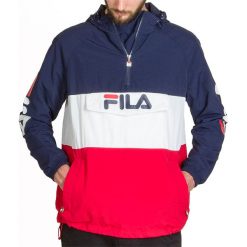 FILA MEN LADISLAUS WOVEN ANORAK > 687276-G06. Kurtki męskie Fila, m, z aplikacjami, z nylonu, klasyczne, bez kaptura. W wyprzedaży za 369,99 zł.