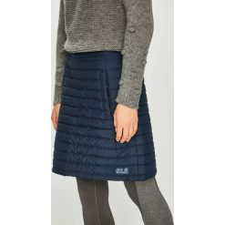 Jack Wolfskin - Spódnica. Niebieskie spódniczki damskie s, z poliesteru, casualowe, z podwyższonym stanem, mini, rozkloszowane. W wyprzedaży za 249,90 zł.