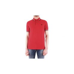 Koszulki polo z krótkim rękawem Fred Perry M3600. Czerwone koszulki męskie Fred Perry, s, bez wzorów, z krótkim rękawem. Za 390,31 zł.