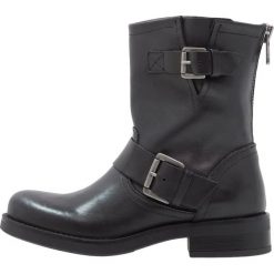 Botki damskie lity: Bullboxer Botki kowbojki i motocyklowe black