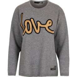 Sweter Love Moschino. Szare swetry damskie s. Za 1459,00 zł.