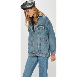 Wrangler - Kurtka. Szare bomberki damskie Wrangler, m, z bawełny. Za 449,90 zł.