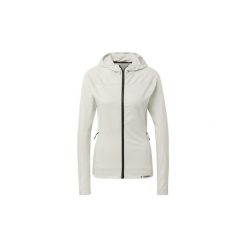 Kurtki krótkie adidas Bluza z kapturem Trace Rocker Fleece. Białe bluzy damskie Adidas, bez wzorów, krótkie, z kapturem. Za 329,00 zł.