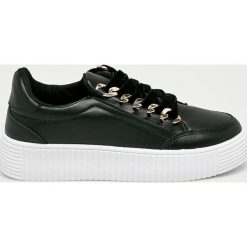 Haily's - Buty. Czarne buty sportowe damskie Haily's, bez wzorów, ze skóry, sportowe. W wyprzedaży za 59,90 zł.
