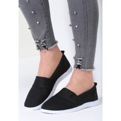 Trampki damskie slip on: Czarne Slip On In The Middle