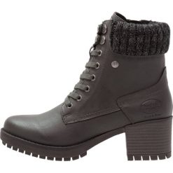 Botki damskie: Dockers by Gerli Botki na platformie schwarz