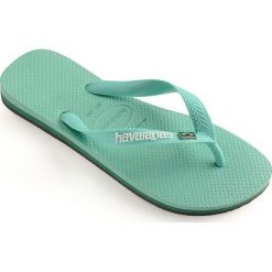Havaianas - Japonki. Zielone klapki damskie Havaianas, bez wzorów, z materiału, bez obcasa, na obcasie. Za 119,90 zł.