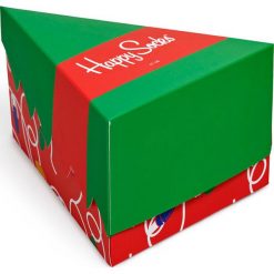 Happy Socks - Skarpetki Holiday Gift Box (3-pak). Zielone skarpetki damskie Happy Socks, z bawełny. Za 99,90 zł.