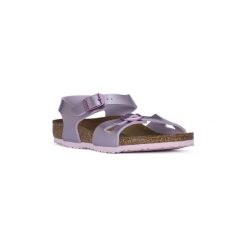 Klapki Dziecko Birkenstock RIO METALLIC LILAC. Szare klapki dziewczęce marki Birkenstock. Za 252,01 zł.