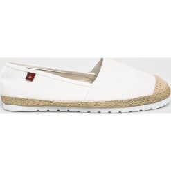 Big Star - Espadryle. Białe espadryle damskie BIG STAR, bez wzorów, z gumy, bez obcasa, na obcasie. W wyprzedaży za 59,90 zł.