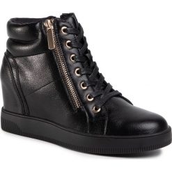 Sneakersy JENNY FAIRY - WS5251-01 Black. Czarne półbuty damskie Jenny Fairy, bez wzorów, ze skóry ekologicznej, bez obcasa, na obcasie, bez zapięcia. Za 119,99 zł.