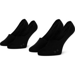 Zestaw 2 par stopek unisex BOSS - 2P Sl Uni Cc 50388442 001. Czarne skarpetki damskie Boss, bez wzorów, z elastanu. Za 59,00 zł.