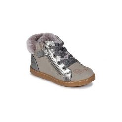Buty Dziecko Mod'8 OUMINOU. Szare trampki dziewczęce marki Mod'8, bez wzorów, bez zapięcia. Za 151,20 zł.