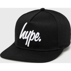 Hype - Czapka. Czarne czapki męskie Hype, bez wzorów, z bawełny. W wyprzedaży za 89,90 zł.