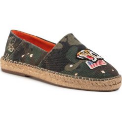 Espadryle POLO RALPH LAUREN - Cevio 803787922001 Camo Tiger/Paint Splatter. Zielone espadryle męskie Polo Ralph Lauren, bez wzorów, z tworzywa sztucznego. Za 389,00 zł.