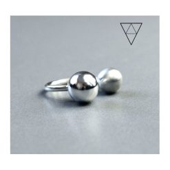 Minimalistyczny pierścionek z kulami Orbital XI. Pierścionki damskie SHAMBALA. Za 169,00 zł.