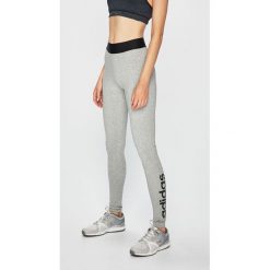 Adidas Performance - Legginsy. Szare legginsy damskie marki adidas Performance, s, z nadrukiem, z elastanu. Za 169,90 zł.