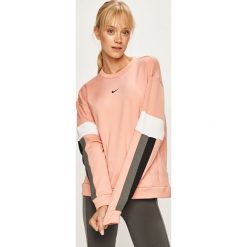Nike - Bluza. Różowe bluzy damskie Nike, s, bez wzorów, z elastanu, bez rękawów, bez kaptura. Za 199,90 zł.