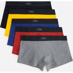 Kolorowe bokserki 5 pack - Żółty. Żółte bokserki męskie Reserved, bez wzorów. Za 89,99 zł.