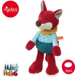 SIGIKID Przytulanka z pozytywką Lisek Hubert. Brązowe przytulanki i maskotki SIGIKID. Za 143,99 zł.