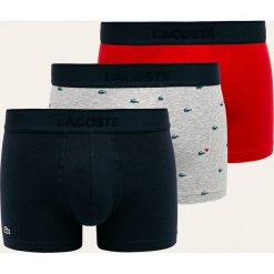 Lacoste - Bokserki (3-pack). Niebieskie bokserki męskie Lacoste, s, bez wzorów, z elastanu. W wyprzedaży za 149,90 zł.